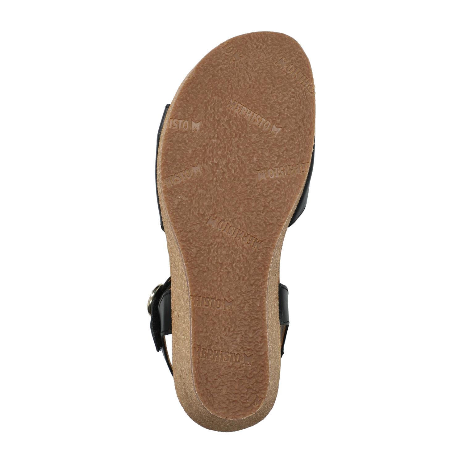 sandales femme modèle Natalya Noir - Mephisto